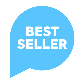 Blauer Bommel mit dem Text TOP SELLER darin